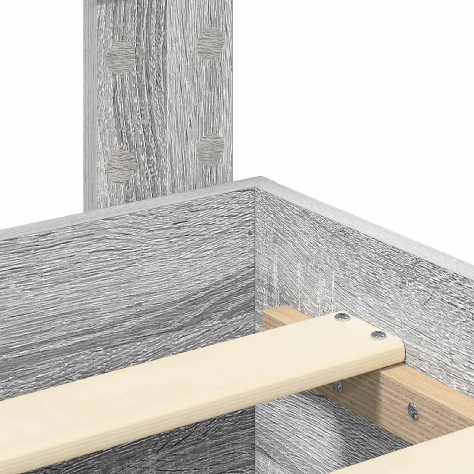 Voodi raam sahtliga peaga Hall Sonoma 120 x 190 cm Tehispuit 11 Kõik vajalik sinu aeda ja koju! Voodi raam sahtliga peaga Hall Sonoma 120 x 190 cm Tehispuit - Image 11