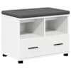 vidaXL Hallipink Valge 60 x 38 x 46 cm