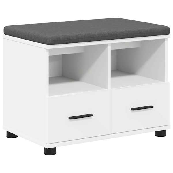 vidaXL Hallipink Valge 60 x 38 x 46 cm