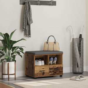 Haldna klop Star les 60 x 38 x 46 cm Oblikovan Les in Tkanina