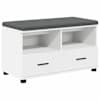 vidaXL Hallipink Valge 80 x 38 x 46 cm
