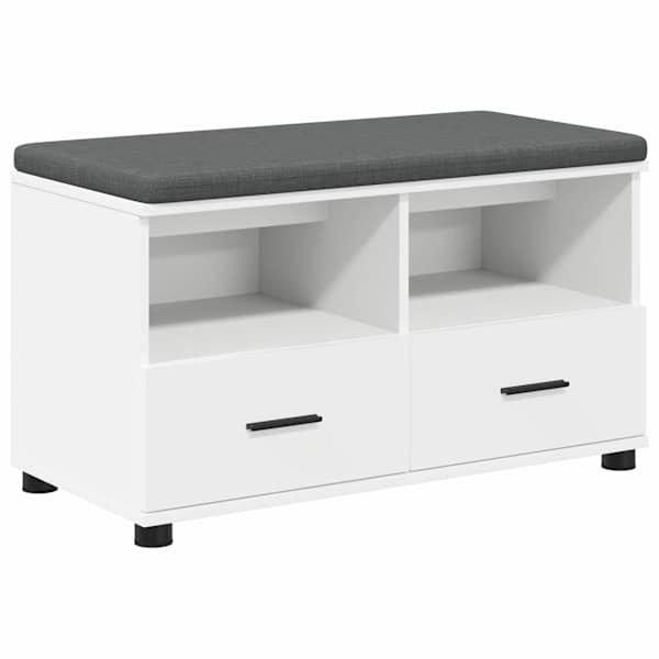 vidaXL Hallipink Valge 80 x 38 x 46 cm