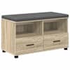 vidaXL Hallipink Sonoma tamm 80 x 38 x 46 cm