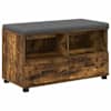 vidaXL Hallipink Suitsetatud Tamm 80 x 38 x 46 cm