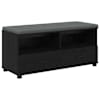 vidaXL Hallipink Must Tamm 100 x 38 x 46 cm
