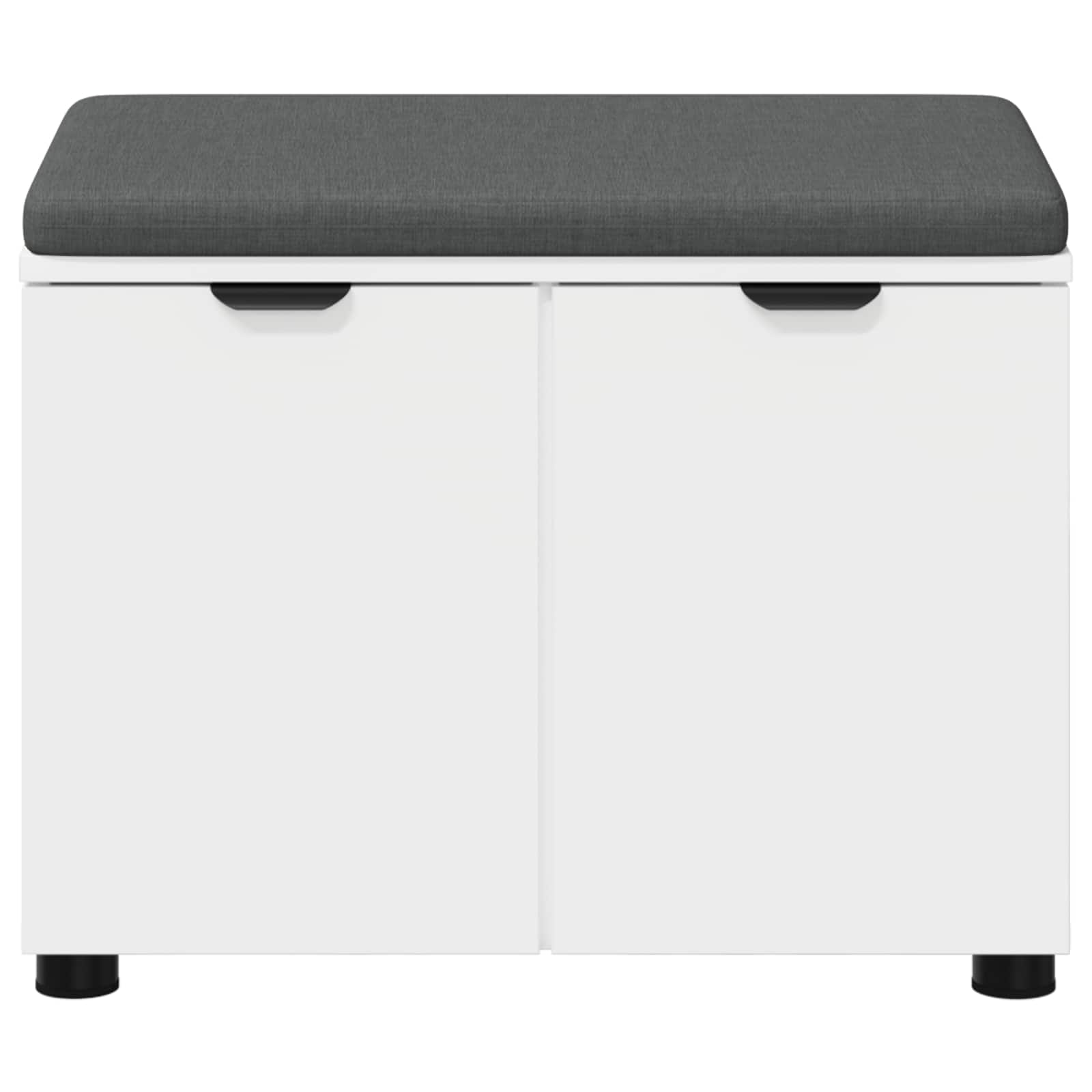 Haldna klop z blazino s shranjevanjem Bela 60 x 38 x 46 cm - slika 6