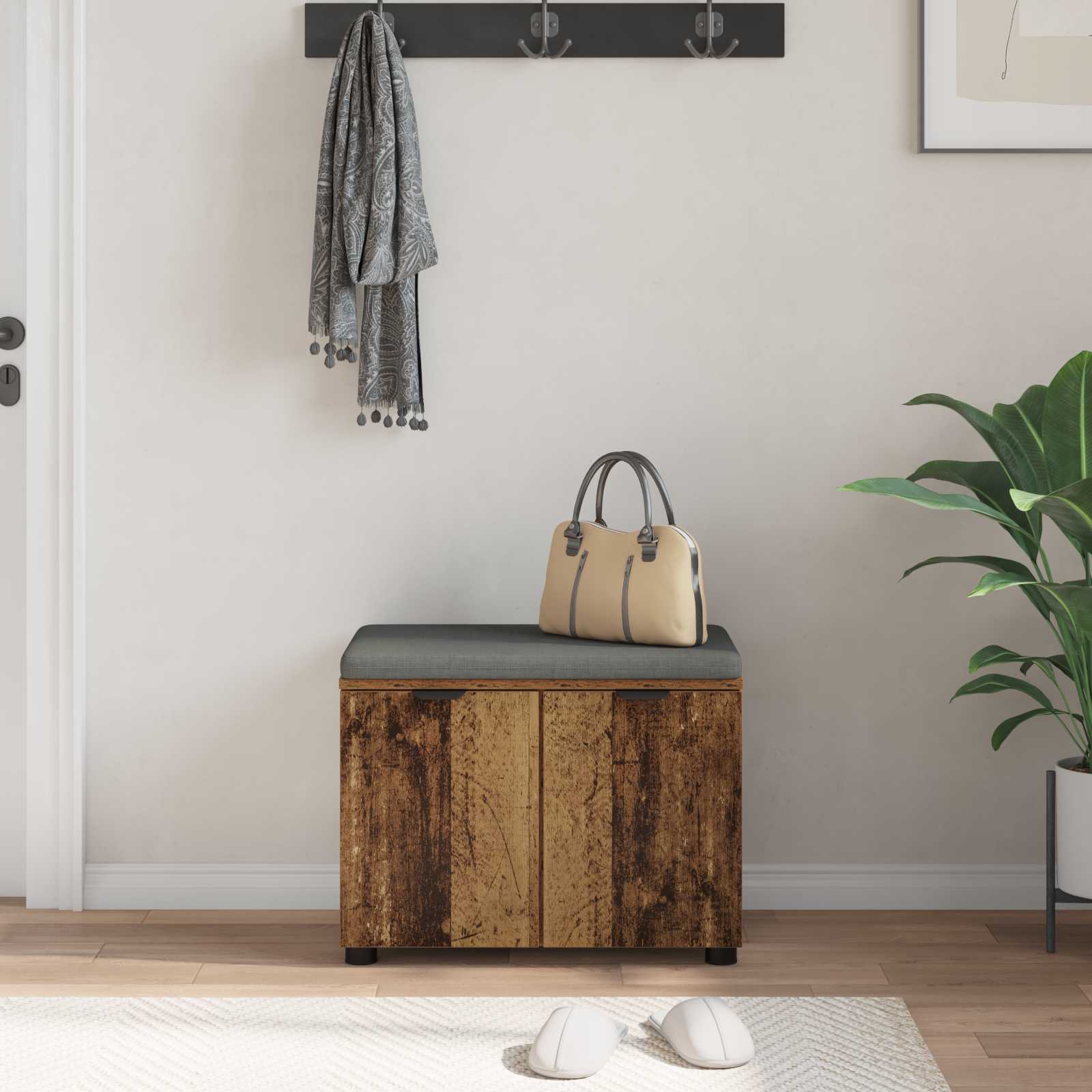 Haldna klop z blazino s shranjevanjem Star les 60 x 38 x 46 cm - slika 4