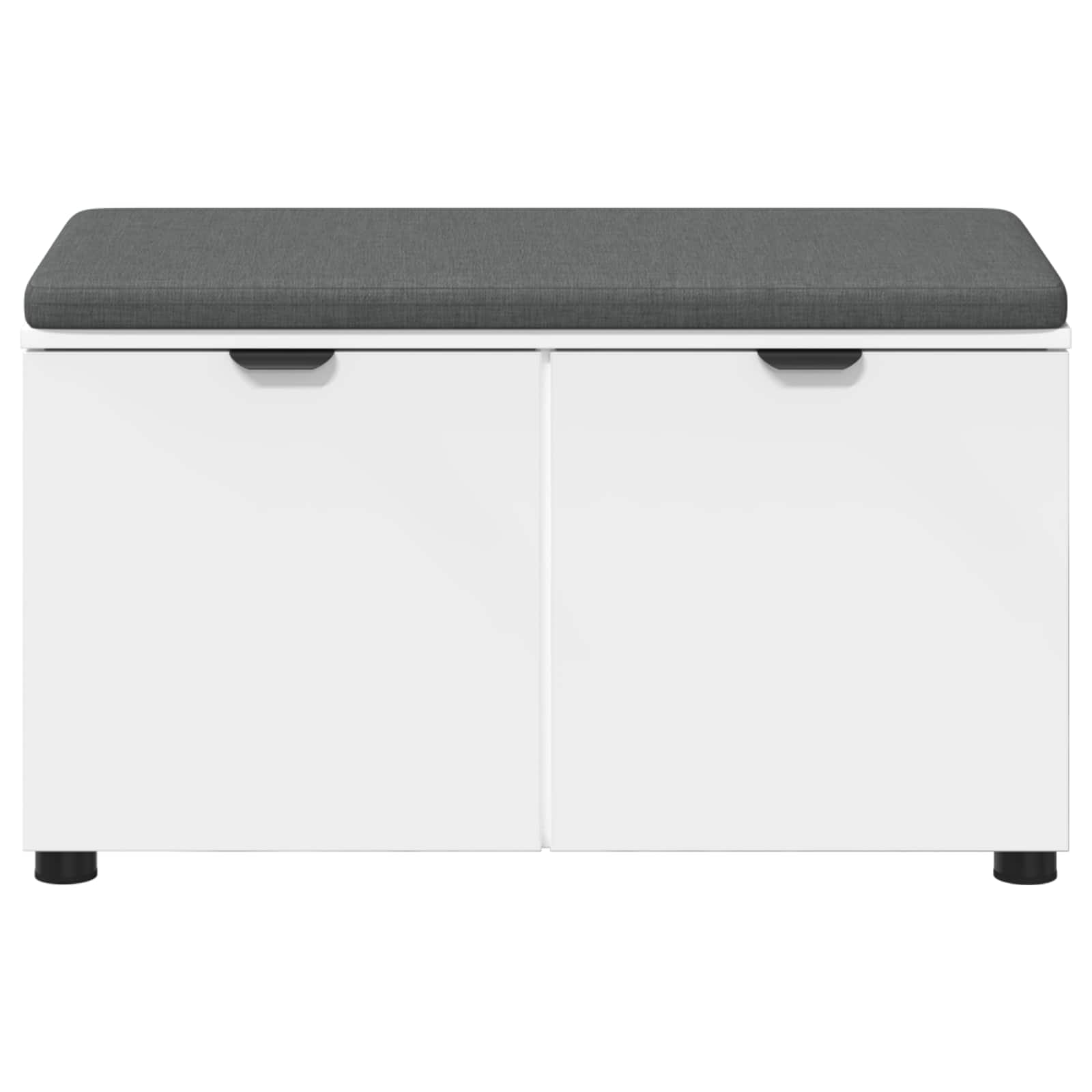 Haldna klop z blazino s shranjevanjem Bela 80 x 46 x 46 cm - slika 6