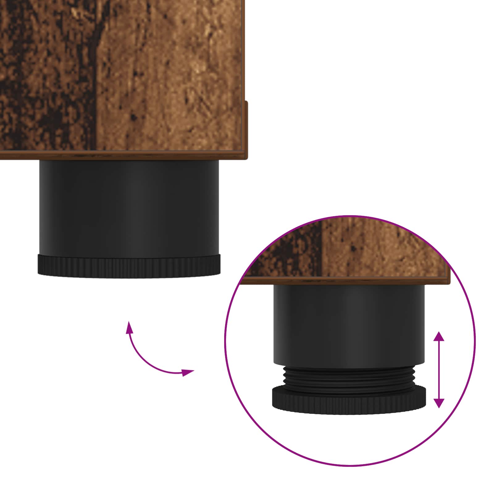 Haldna klop z blazino s shranjevanjem Star les 100 x 38 x 46 cm - slika 10