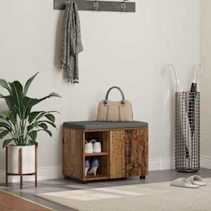 Haldna klop Star les 60 x 38 x 46 cm Oblikovan Les in Tkanina