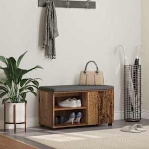 Haldna klop Star les 80 x 38 x 46 cm Oblikovan Les in Tkanina