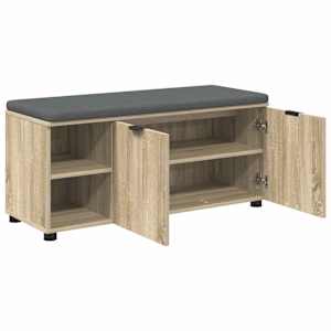 Chodbičková lavice s polštářem Sonoma dub 100 x 38 x 46 cm - obrázek 5