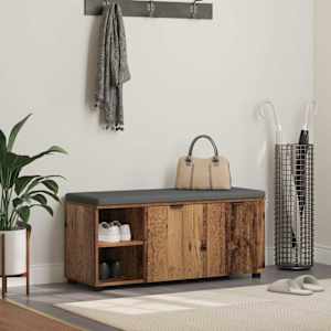 Haldna klop Star les 100 x 38 x 46 cm Oblikovan Les in Tkanina