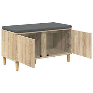 Chodbičková lavice s polštářem Sonoma dub 80 x 38 x 46 cm - obrázek 5