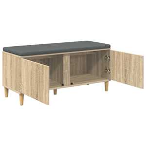 Chodbičková lavice s polštářem Sonoma dub 100 x 38 x 46 cm - obrázek 5