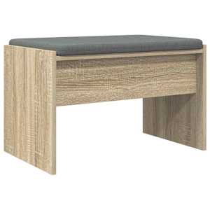 Chodbičková lavice s polštářem Sonoma dub 63 x 38 x 40 cm - obrázek 2
