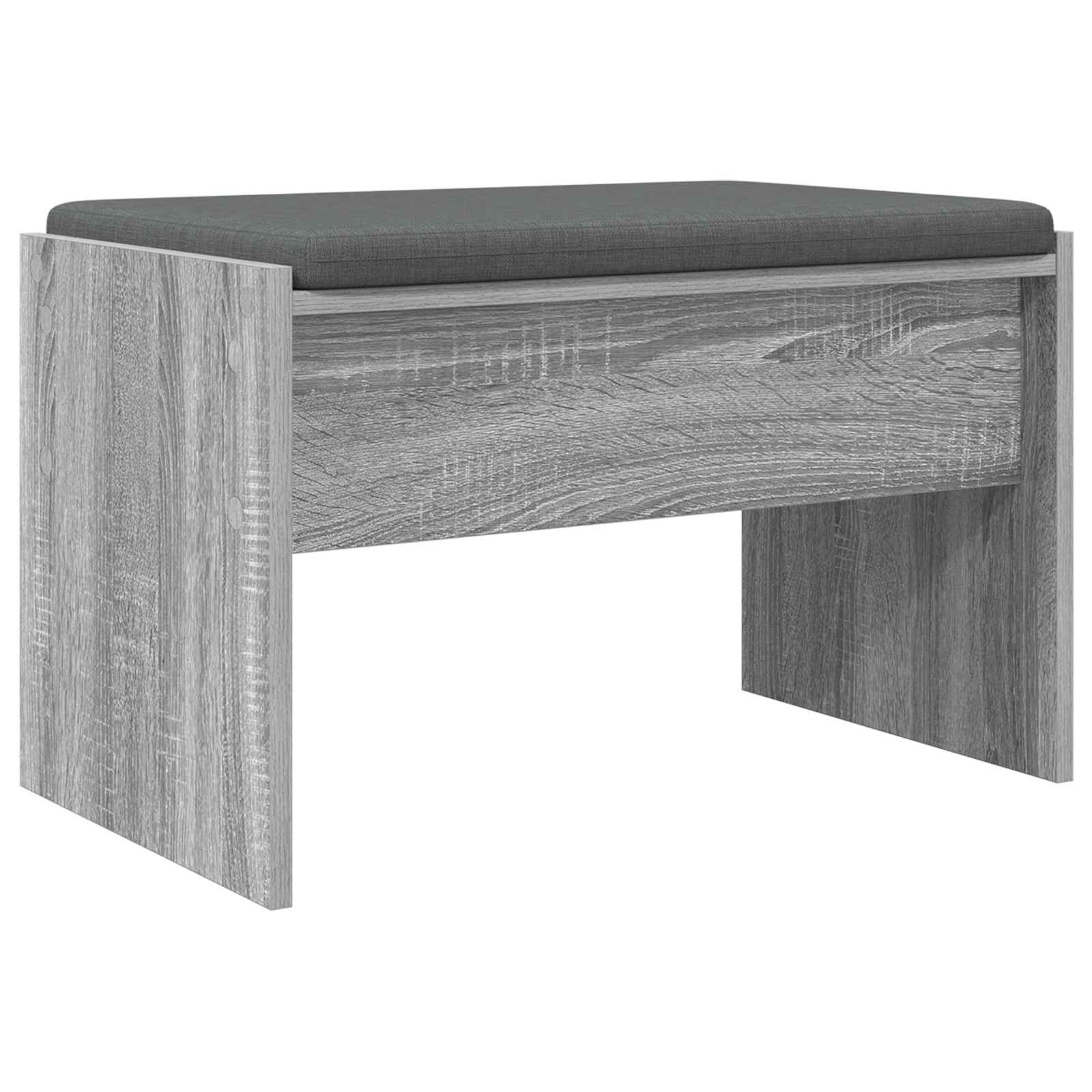 VidaXL Hallenbank Met Kussen Grijs Sonoma 63 X 38 X 40 Cm