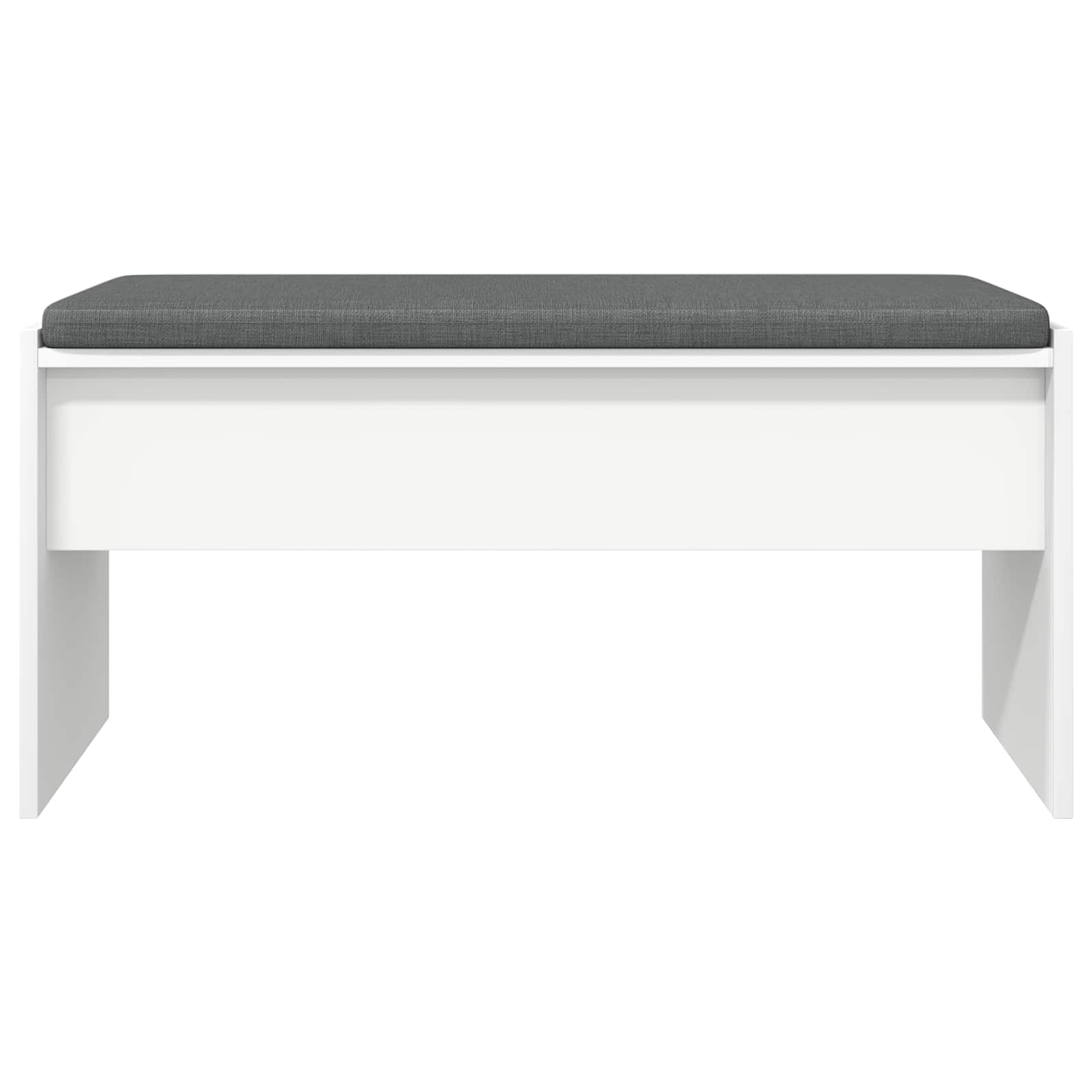 Haldna klop z blazino Bela 80 x 38 x 46 cm - slika 5