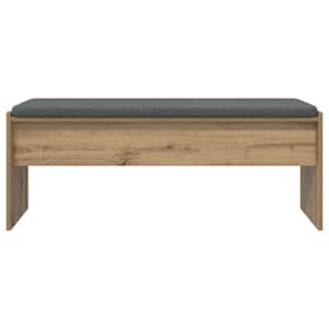 Chodbičková lavice s polštářem Artisanový dub 103 x 38 x 40 cm - obrázek 5