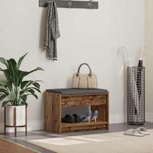 Haldna klop Star les 63 x 38 x 45 cm Oblikovan Les in Tkanina