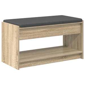Chodbičková lavice s polštářem Sonoma dub 83 x 38 x 45 cm - obrázek 2
