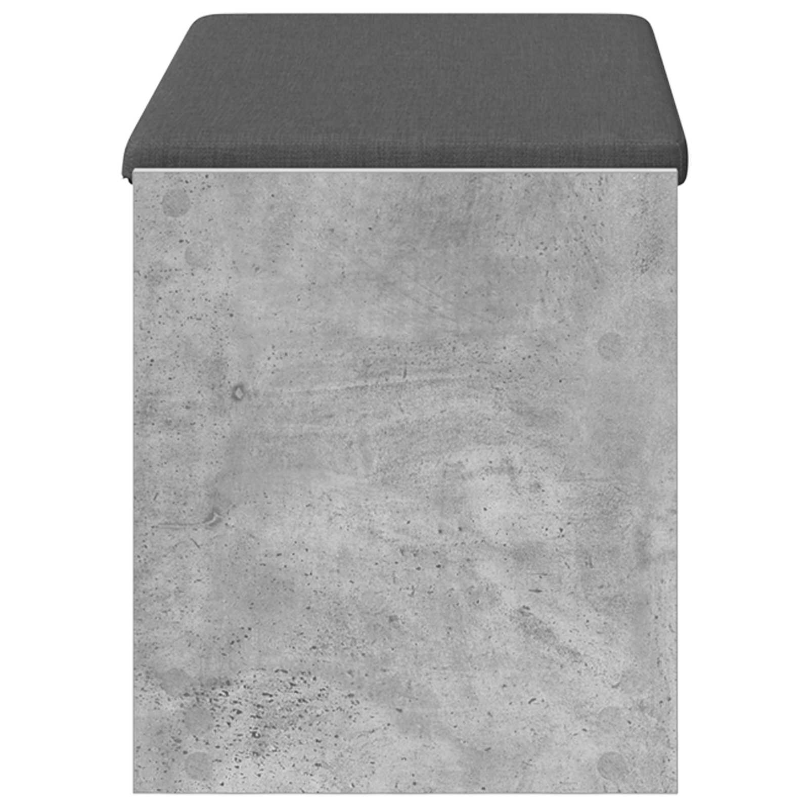 Haldna klop Beton Siva 83 x 38 x 45 cm Oblikovan Les in Tkanina - slika 6