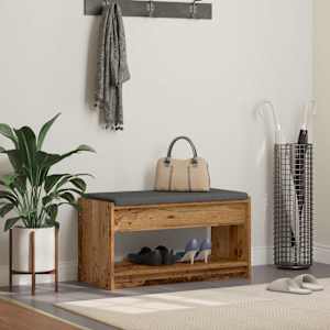 Haldna klop Star les 83 x 38 x 45 cm Oblikovan Les in Tkanina