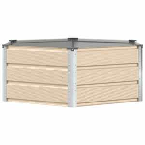 vidaXL Taimekast Ebarealne 129 x 129 x 45 cm Teras
