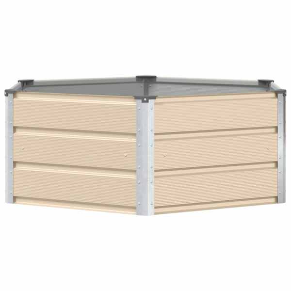 vidaXL Taimekast Ebarealne 129 x 129 x 45 cm Teras