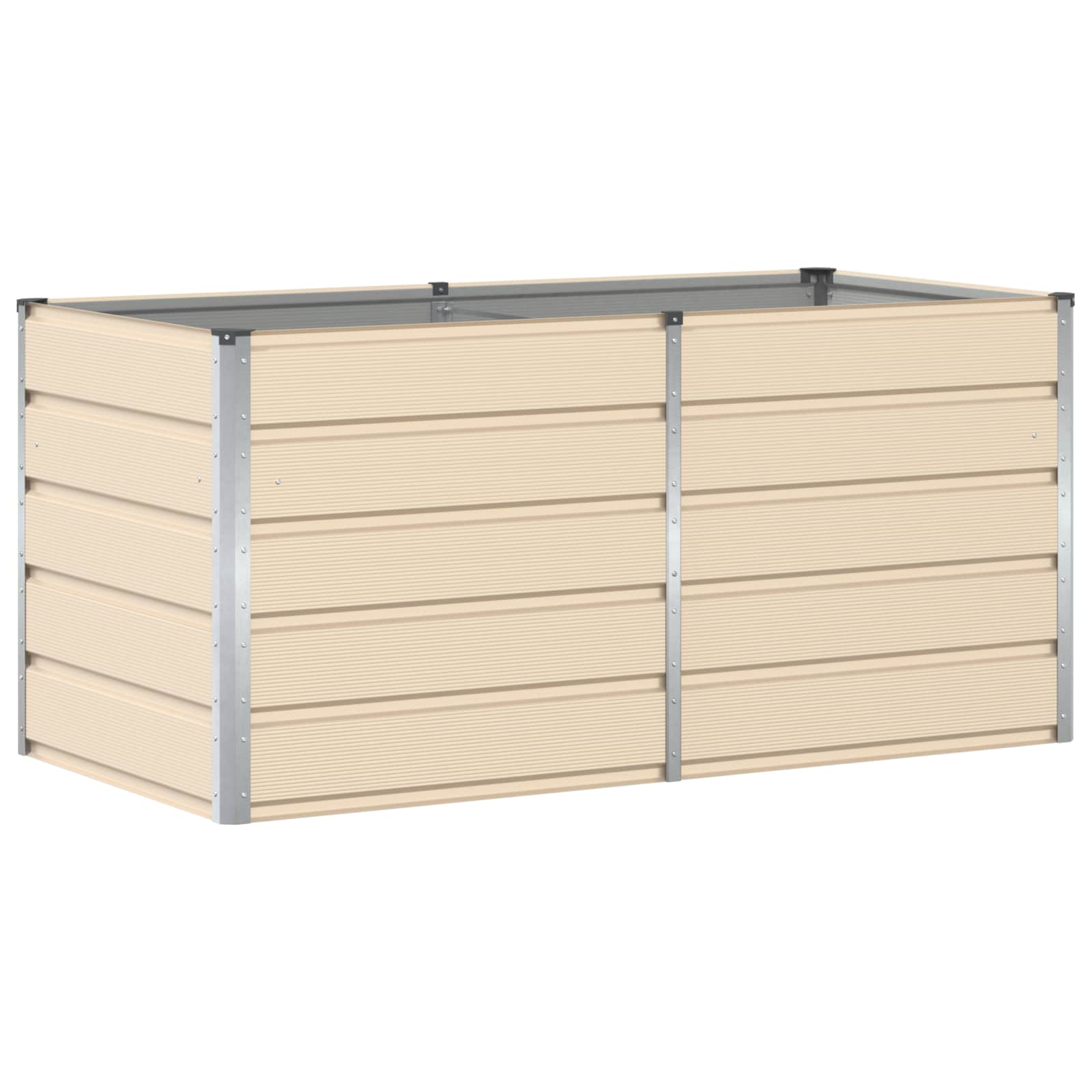 Plantenbak Ivoor 160 x 80 x 75 cm Staal image 2