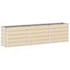 vidaXL Taimekast Ebarealne 290 x 50 x 75 cm Tsinkteras