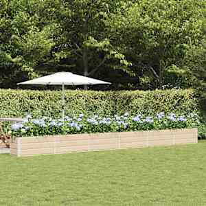 Cvetlično korito Slonokoščena 480 x 50 x 45 cm Cinkana jeklena