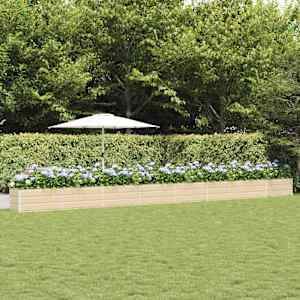 Cvetlično korito Slonokoščena 480 x 50 x 45 cm Cinkana jeklena