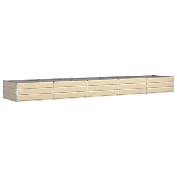 vidaXL Taimekast Ebarealne 480 x 100 x 45 cm Tsingitud teras