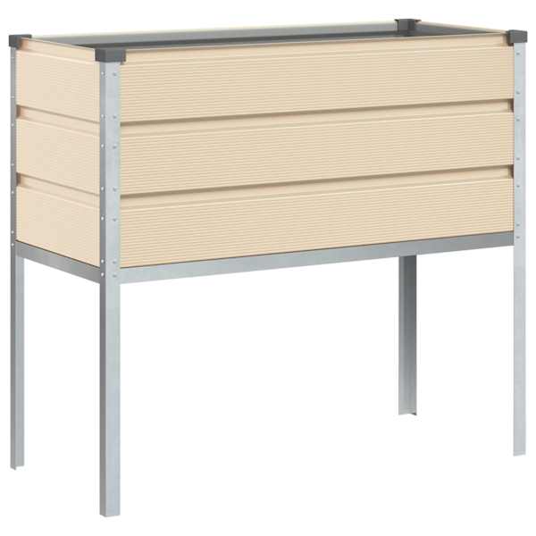 vidaXL Taimekast Ebarealne 100 x 45 x 90 cm Tsinkteras