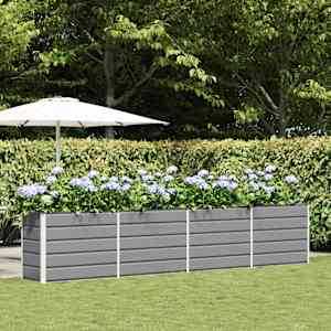 Cvetlično korito Svetlo siva 480 x 50 x 45 cm Cinkana jeklena