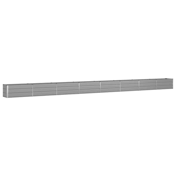 vidaXL Taimekast Helehall 770 x 50 x 45 cm Tsinkteras