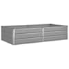 vidaXL Taimekast Helehall 195 x 100 x 45 cm Tsingitud teras