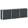 vidaXL Taimekast Antratsiit 240 x 40 x 75 cm Teras