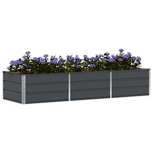 Truhlík Antracit 240 x 80 x 45 cm Ocel - obrázek 3