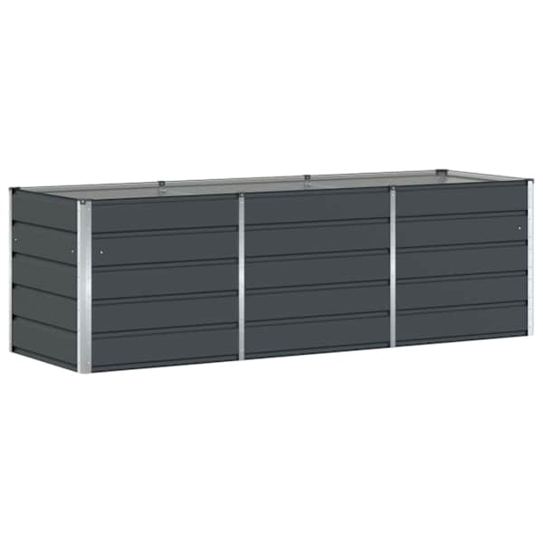 vidaXL Taimekast Antratsiit 240 x 80 x 75 cm Teras