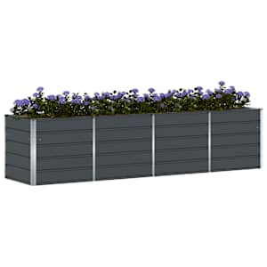 Truhlík Antracit 240 x 80 x 75 cm Ocel - obrázek 3