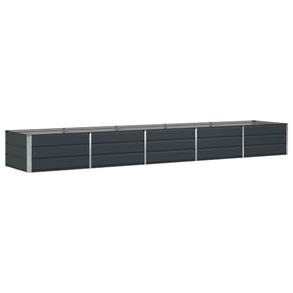 vidaXL Taimekast Antratsiit 400 x 80 x 45 cm Teras