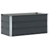 vidaXL Taimekast Antratsiit 100 x 50 x 45 cm Tsinkteras