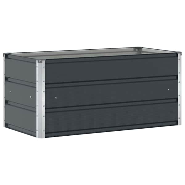 vidaXL Taimekast Antratsiit 100 x 50 x 45 cm Tsinkteras