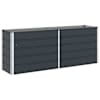 vidaXL Taimekast Antratsiit 195 x 50 x 75 cm Tsinkteras
