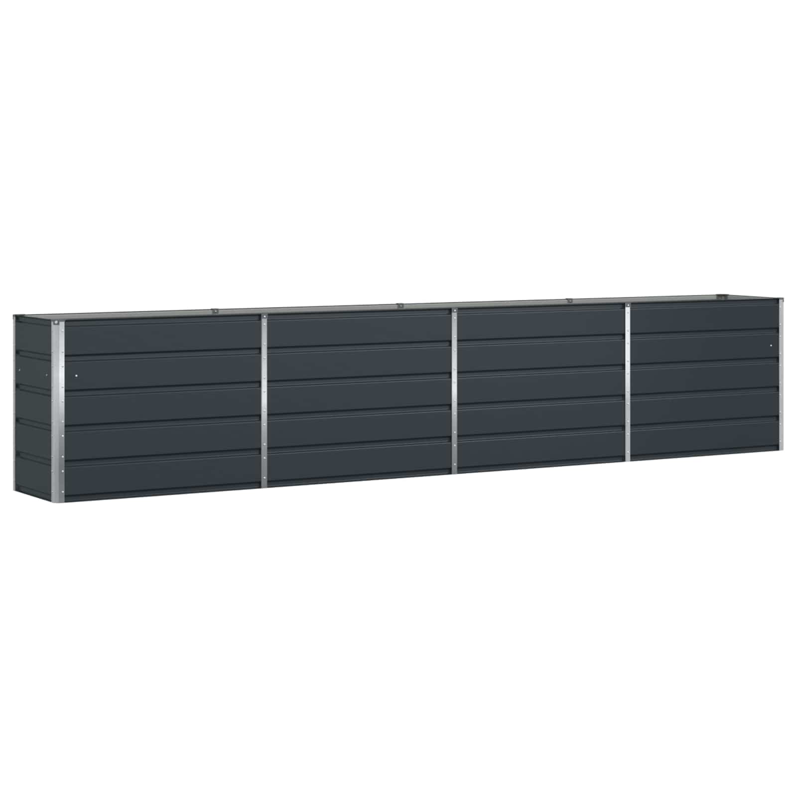 Cvetlično korito Antracit 480 x 50 x 45 cm Cinkana jeklena - slika 2