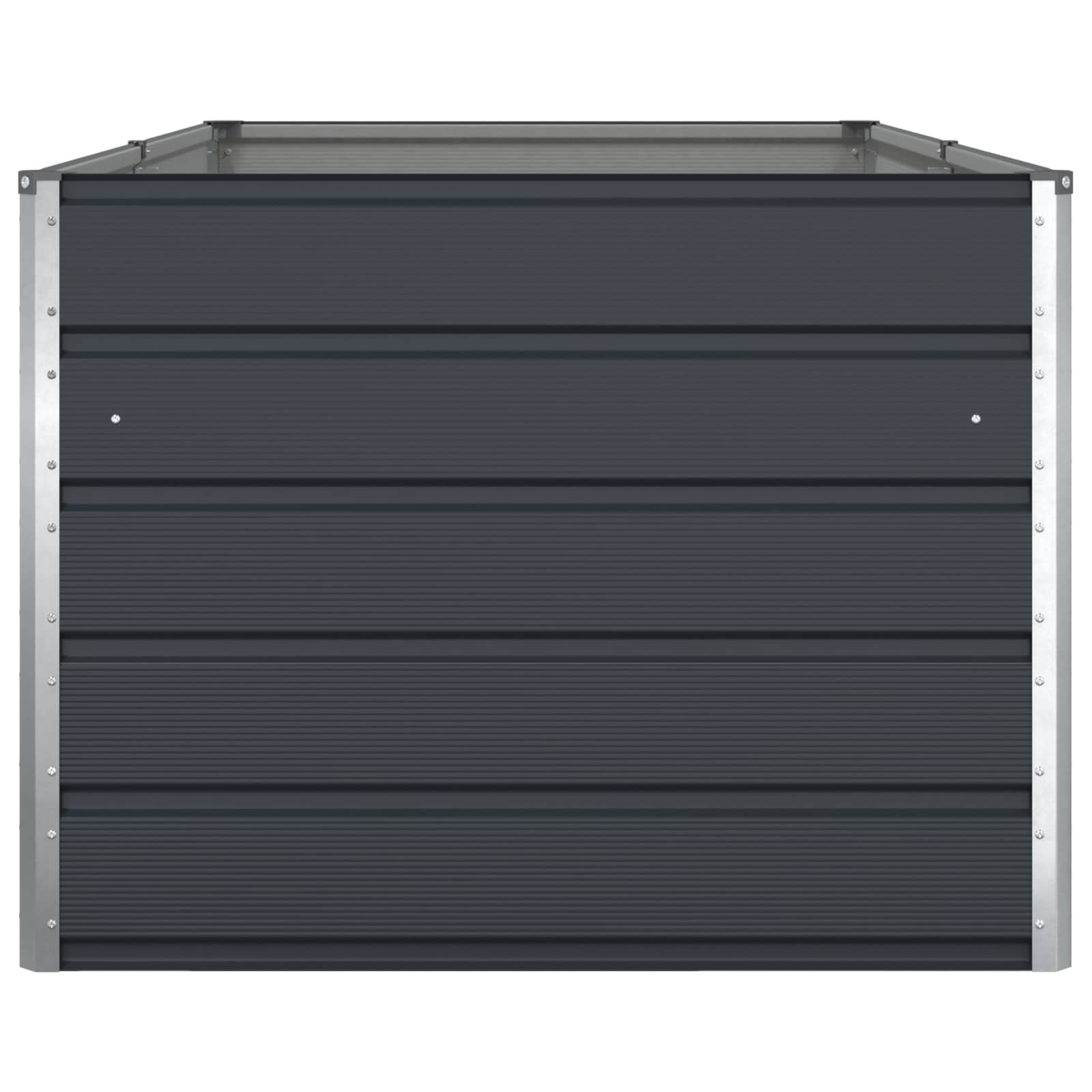 Cvetlično korito Antracit 195 x 100 x 45 cm Cinkana jeklena - slika 6