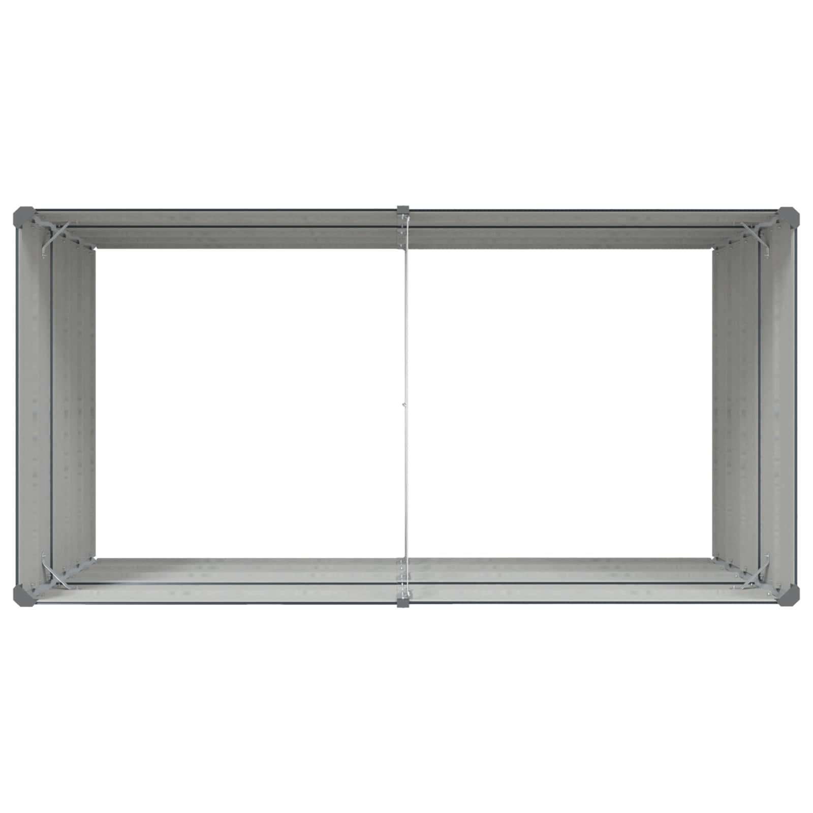 Cvetlično korito Antracit 195 x 100 x 45 cm Cinkana jeklena - slika 7