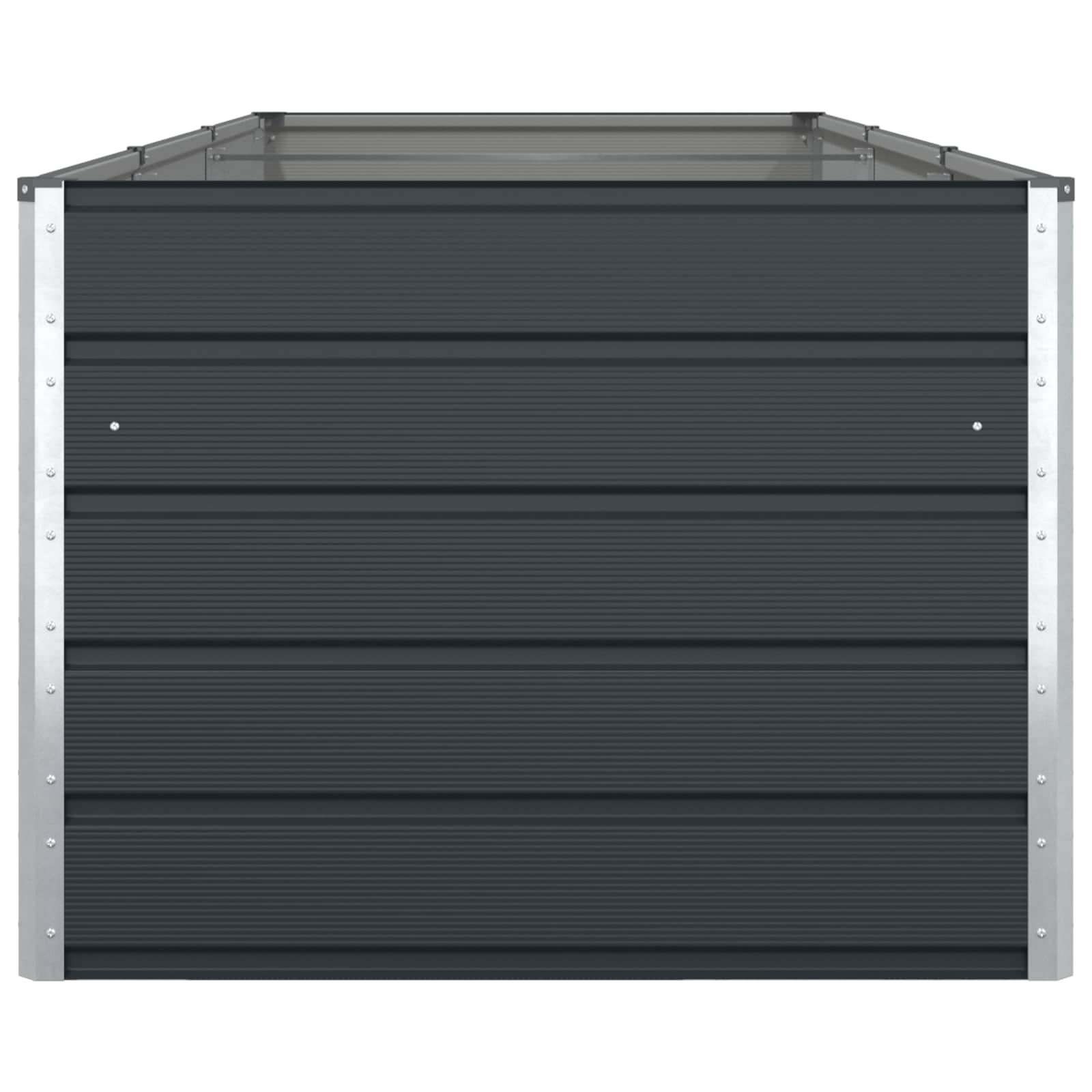 Cvetlično korito Antracit 195 x 100 x 45 cm Cinkana jeklena - slika 6